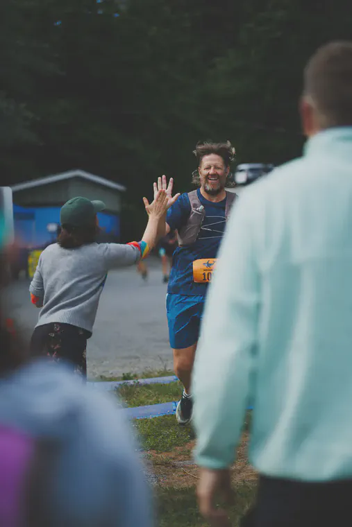 Still on my feet at the finish.